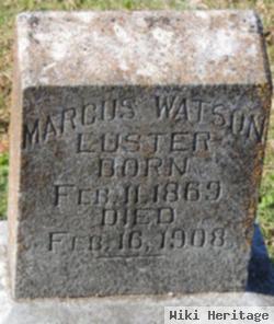 Marcus Watson Luster