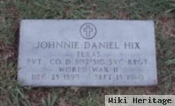 Johnnie Daniel Hix