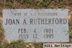Joan A Rutherford