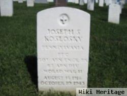 Pfc Joseph S Koslosky