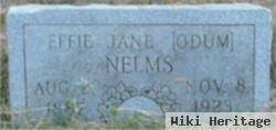 Effie Jane Odum Nelms