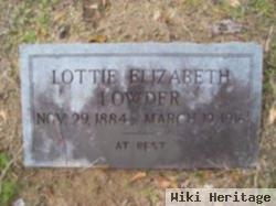 Lottie Elizabeth Lowder