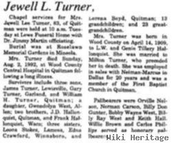 Jewell L Hallonquist Turner