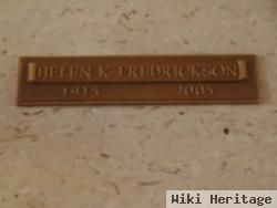 Helen K Kind Fredrickson