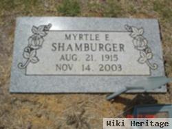 Myrtle E Shamburger