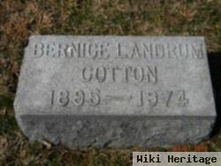 Bernice Landrum Cotton