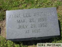 Anna Lee Whitaker