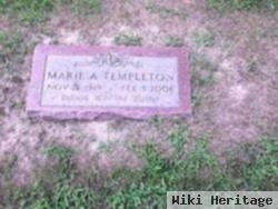 Marie A Templeton