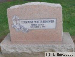 Lorraine Watts Rohwer