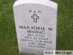 Marjorie W Irving