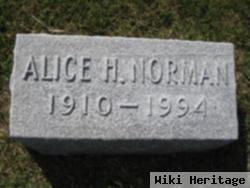 Alice H Norman