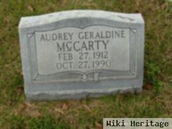 Audrey Geraldine Mccarty