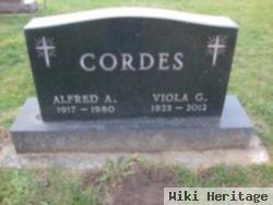 Alfred A "foxy" Cordes