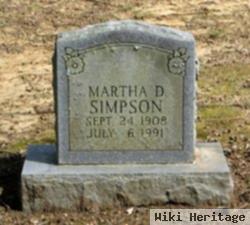 Martha D. Simpson