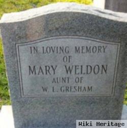 Mary Weldon