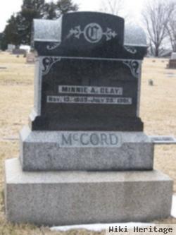 Minnie A. Clay Mccord