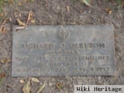 Pvt Richard Oliver Carlson