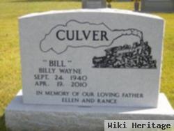 Billy Wayne "bill" Culver