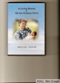 Ida Ann "ann" Dempsey Driver