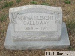 Norma Klement Galloway