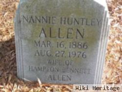 Nannie Huntley Allen