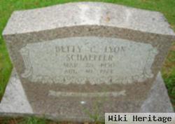Betty C. Lyon Schaeffer