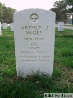 Arthur J Mcgee