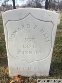 Sgt Howard R Hays