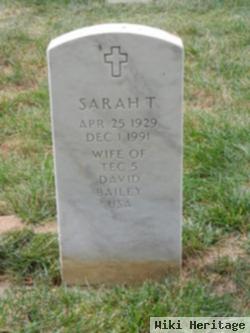 Sarah T Bailey