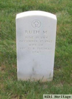 Ruth M Thomas