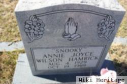 Annie Joyce "snooky" Wilson Hamrick