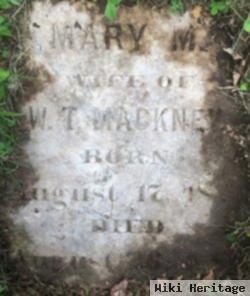 Mary M Mackney