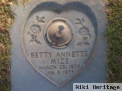 Betty Annette Mize