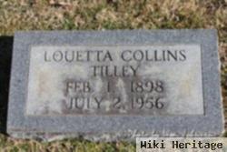 Louetta Collins Tilley