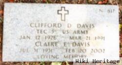 Clifford D Davis