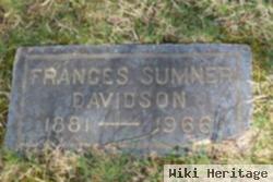 Frances Irene Sumner Davidson