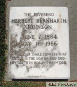 Rev Herbert Bernharth Johnson