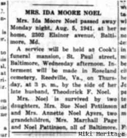 Mary Ida Moore Noel