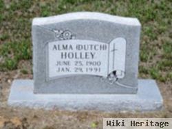 Alma "dutch" Holley