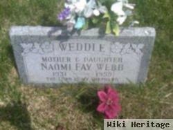 Naomi Fay Webb Weddle