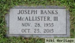 Joseph Banks Mcallister, Iii