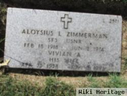 Aloysius L Zimmerman