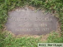 Milton Decker