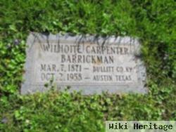 Wilhoite Carpenter Barrickman