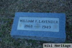 William F. Lavender