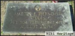 Pvt Martin Fleetwood Herndon