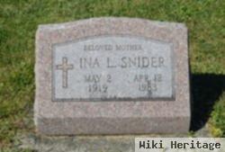 Ina L Snider