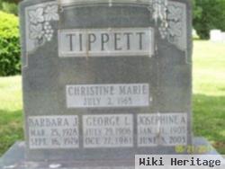 Josephine A Tippett