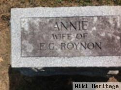 Annie S Poole Roynon