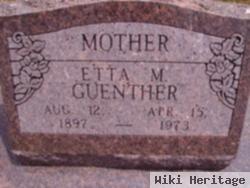 Etta M Guenther